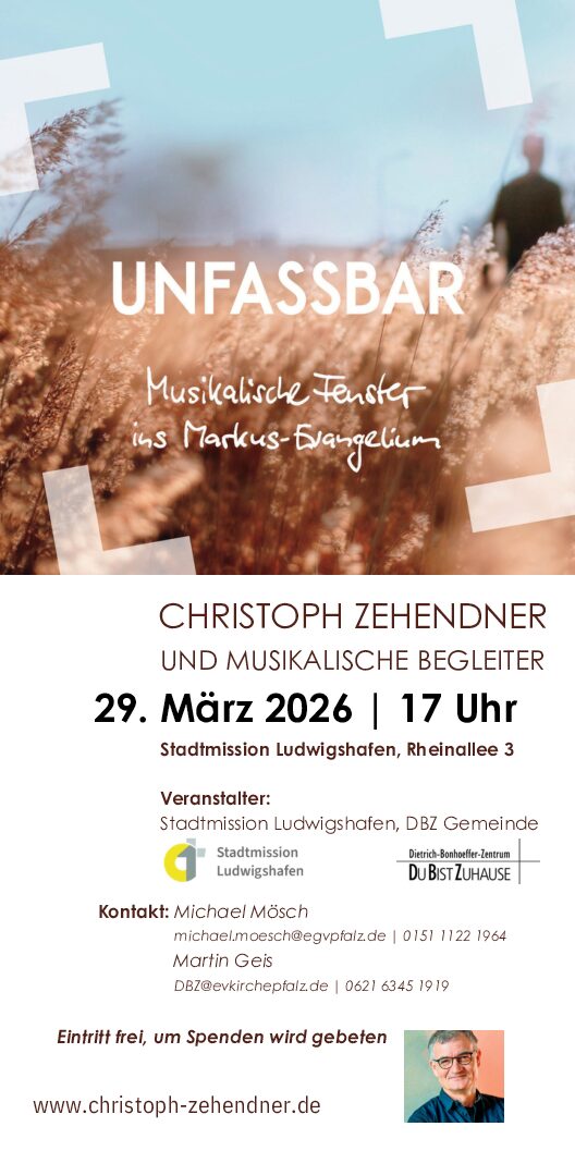 UNFASSBAR – Christoph Zehendner